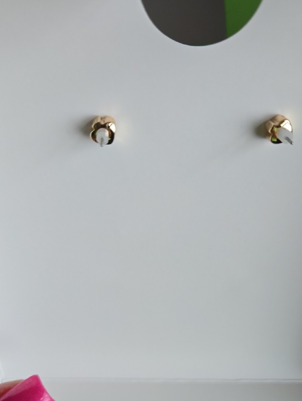 kate spade navy double flower drop earrings with crystal centers - Picture 4 of 7